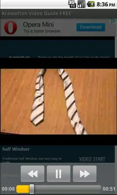 Tie Video Guide TRIAL android App screenshot 1